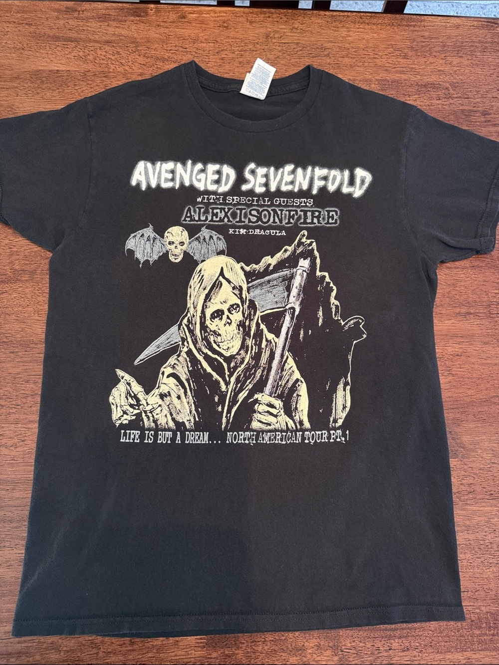 Avenged Sevenfold life is but a dream North America Tour tee shirt